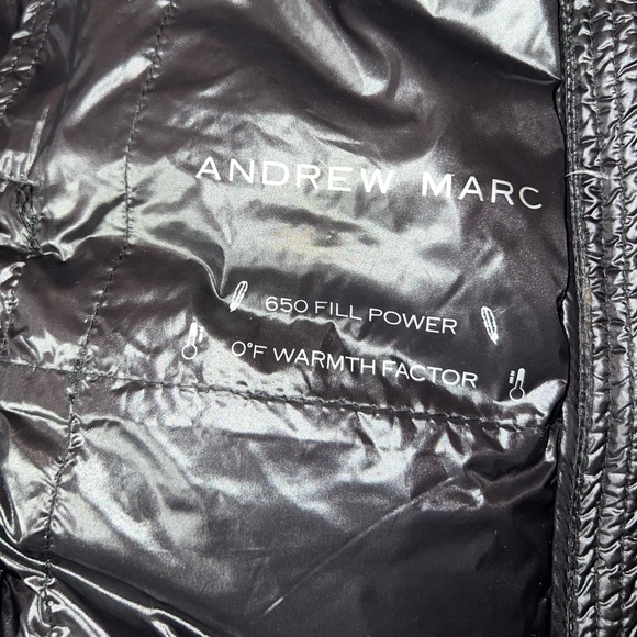 Women’s Andrew Marc Packable Lightweight Premium Down Long Jacket, Medium - Picture 4 of 4